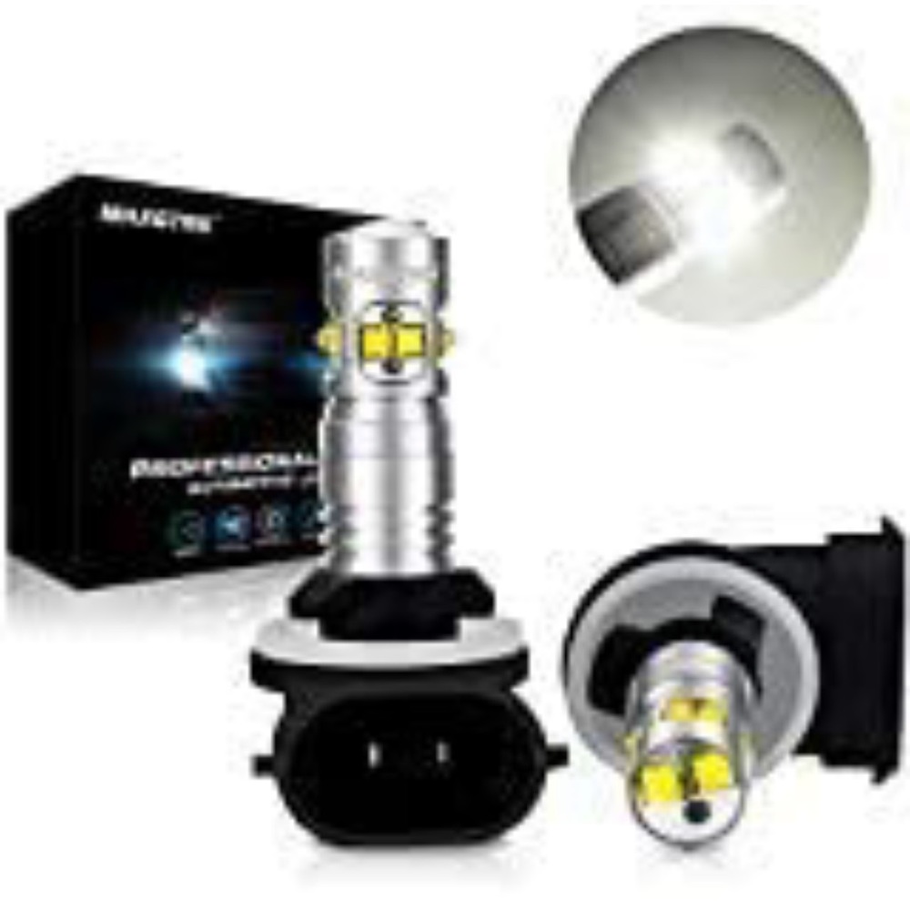 881 LED Fog Light CREE Chip with Condenser Lens - 6000k Xenon White LED Fog Lamp